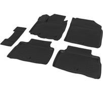 Коврики в салон автомобиля Rival для Suzuki Vitara IV 2015-2018 2018-н.в., полиуретан, с крепежом, 5 шт., 15503001