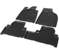 Коврики в салон автомобиля Rival для Peugeot 3008 II 2016-н.в., полиуретан, с крепежом, 4 шт., 14302002