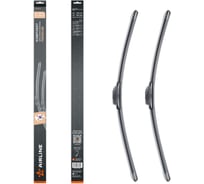 Щетки стеклоочистителя бескаркасные AIRLINE комплект 650/550мм (26/22) PREMIUM с креплением Крючок 9x3, 9x4 мм, 2 штуки AWBM090