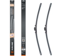 Щетки стеклоочистителя бескаркасные AIRLINE комплект 600/550мм (24/22) PREMIUM с креплением MBTL1.1, 2 штуки AWBM061