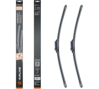 Щетки стеклоочистителя бескаркасные AIRLINE комплект 600/550мм (24/22) PREMIUM с креплением Pinch Tab, 2 штуки AWBM060