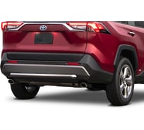 Защита заднего бампера Rival d57 для Toyota RAV4 XA50 (кроме MTR Design) 2019-н.в., нерж. сталь, R.5725.005