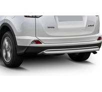 Защита заднего бампера Rival d57 для Toyota RAV4 CA40 рестайлинг 2015-2019, нерж. сталь, R.5718.004