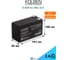 Аккумулятор тяговый KOLBEN 6-DZF-9 12В 8Ач C5 151x65x100 мм 6-DZF-9_HRL-12-9 2