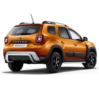 Защита заднего бампера Rival d57 скоба для Renault Duster II 2021-н.в., нерж. сталь, R.4706.003
