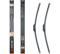 Щетки стеклоочистителя Airline комплект 600/480мм (24/19) бескаркасные PREMIUM с креплением Pinch Tab, 2 штуки AWBM051