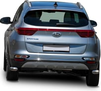 Защита заднего бампера Rival d57 уголки для Hyundai Tucson III рестайлинг кроме High- R.2311.007