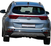 Защита заднего бампера Rival d42 уголки для Hyundai Tucson III рестайлинг R.2311.010
