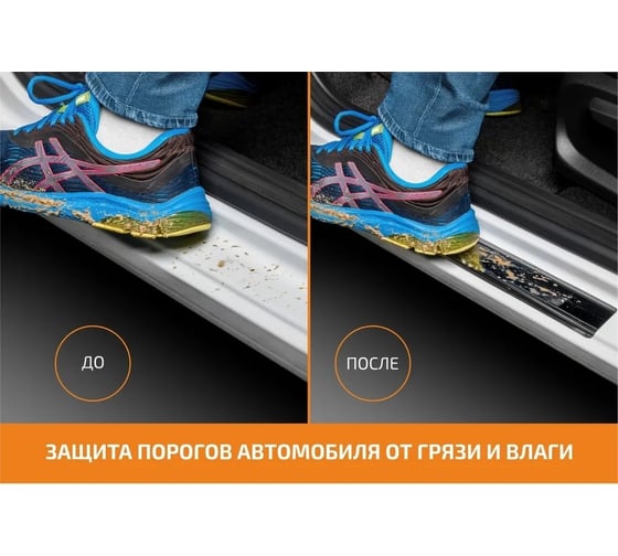 Накладки порогов AutoMax 4 шт, Changan UNI-K 2020- AMCHUNIK01