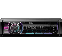 Автомагнитола ACV 1din, мультицвет, BT/2 USB/AUX/SD/FM/3RCA/SUB, 5 зон подсветки, 4х50 AVS-601UBM