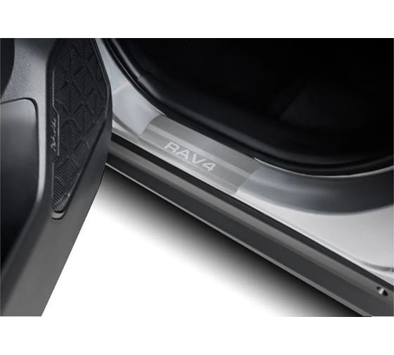 Накладки порогов AutoMax (4 шт.) Toyota RAV4 2013-2019 AMTORAV01
