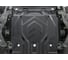 Защита картера Rival для Fiat Fullback 2016-н.в./Mitsubishi L200 V 2015-2019 2018-н.в./Pajero Sport III 2016-н.в., сталь 3 мм, с крепежом, 2111.4041.2.3 2