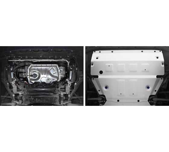 Защита картера Rival для Porsche Cayenne III V - 2.9T 440 л.с.; 3.0 340 л.с.; 4.0T 55 333.4612.1