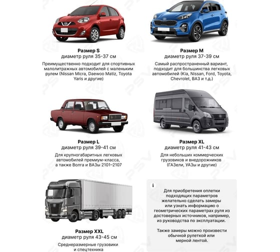 Оплётка на руль PSV NUBUCK черный, S 129070