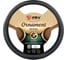Оплётка на руль PSV ORNAMENT Fiber черный, отстрочка синяя, M 130516 1