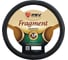 Оплётка на руль PSV FRAGMENT Fiber черный, отстрочка синяя, M 132637 1