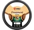 Оплётка на руль PSV ORNAMENT Fiber черный, отстрочка серая, M 132618 1