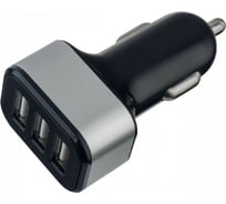 Автомобильное зарядное устройство PERFEO 3 разъёма USB, 3.1A 30015178