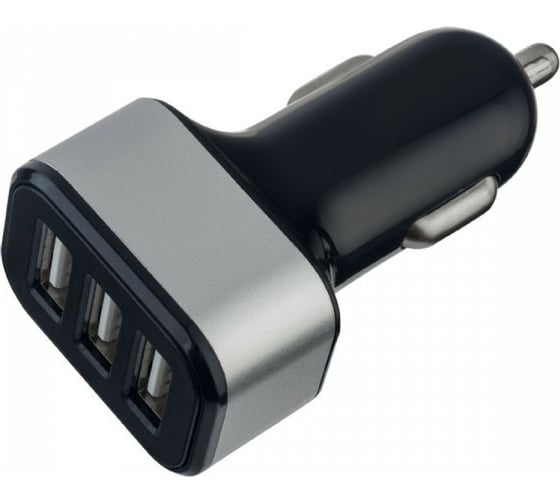 Автомобильное зарядное устройство PERFEO 3 разъёма USB, 3.1A 30015178 1