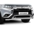 Защита переднего бампера Rival d42 волна длинная для Mitsubishi Outlander III рестайл R.4010.004 1