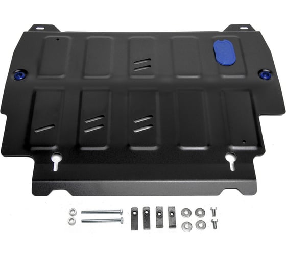 Защита картера и КПП Rival для Infiniti JX 35 2012-2014/QX60 2013-2016 2016-н.в./Nissan Murano Z52 2016-н.в./Pathfinder R52 2014-2017, 111.2415.2 1