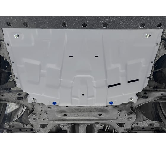 Защита картера и КПП Rival для Geely Tugella V - 2.0 2020-н.в., алюминий 3 мм, с крепежом, 333.1923.1