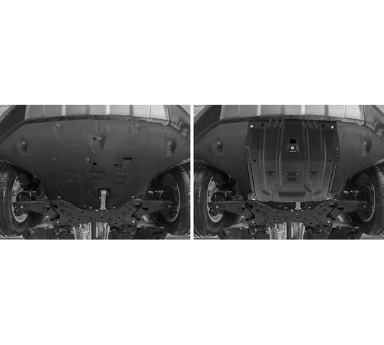Защита картера и КПП Rival для Hyundai Palisade V - 2.2D 220 л.с. 2020-н.в., 111.2385.1