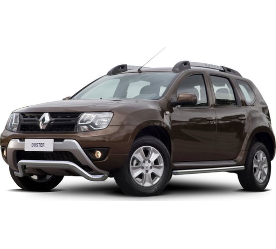 Защита переднего бампера Rival d57 волна для Renault Duster I рестайлинг 2015-н.в., R.4703.003