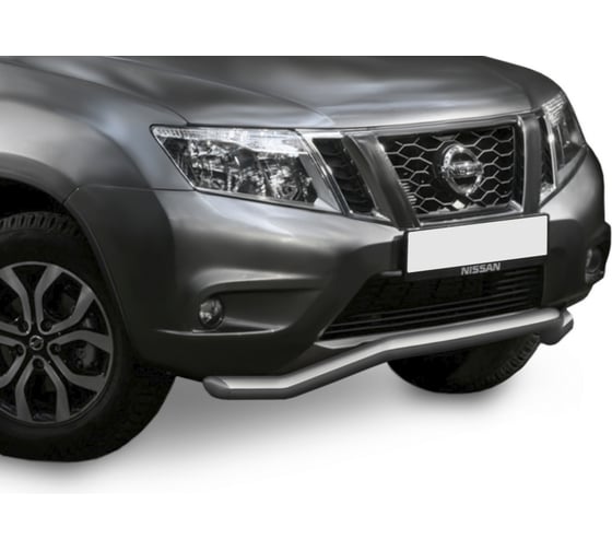 Защита переднего бампера Rival d57 волна для Nissan Terrano III 2014-2017 2017-н.в., R.4119.002 1