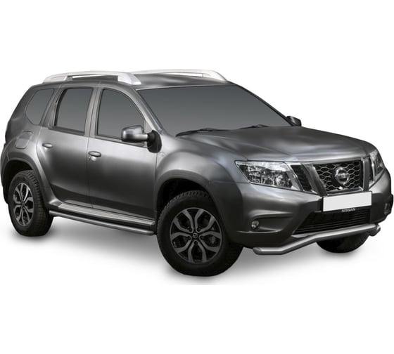 Защита переднего бампера Rival d57 волна для Nissan Terrano III 2014-2017 2017-н.в., R.4119.002