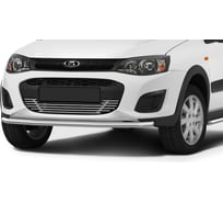 Защита переднего бампера Rival d42 для Lada Kalina Cross 2014-2018, нерж. сталь, R.6006.001