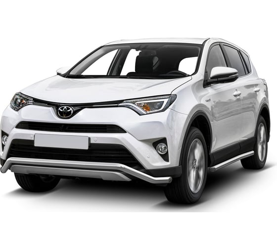 Защита переднего бампера Rival d57 волна для Toyota RAV4 CA40 рестайлинг 2015-2019, R.5718.002