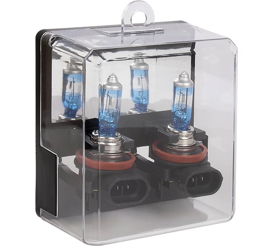 Автолампа KRAFT H11 12v 55w PGJ19-2 Pro +80% more light 2шт KT 700231