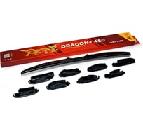 Щетка стеклоочистителя гибридная VETTLER 450 мм DRAGON+ (8 адаптеров) DRAGON450V