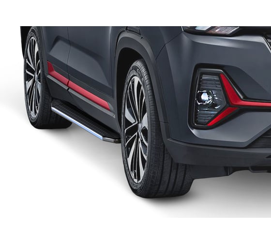 Пороги на автомобиль Premium для Changan CS35 Plus I поколение рестайлинг 2022-н.в., рынок РФ, Rival A180ALP.8905.1