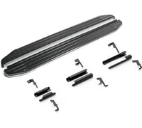 Пороги на автомобиль Premium для Changan UNI-K 2024-н.в., рынок РФ, 193 см, 2 шт., алюминий, Rival A193ALP.8904.1