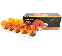 Лампа VETTLER 12 V 21 W стоп-сигнал, повторитель 1 конт желтая (смещ.цоколь) BA15s HuaDiao комплект 10 шт BA15S12V21W