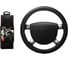 Оплётка на руль PSV NAIS PLUS черный, отстрочка красная, М 129829 1