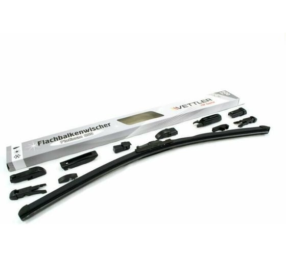 Щетка стеклоочистителя бескаркасная VETTLER 600 мм PLATINUM (17510) VEPLATINUM600 1