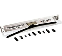 Щетка стеклоочистителя бескаркасная VETTLER 550 мм PLATINUM+ (8 адаптеров) PLATINUM550