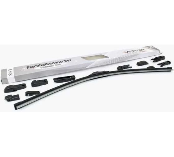 Щетка стеклоочистителя бескаркасная VETTLER 650 мм PLATINUM+ (8 адаптеров) PLATINUM650 1