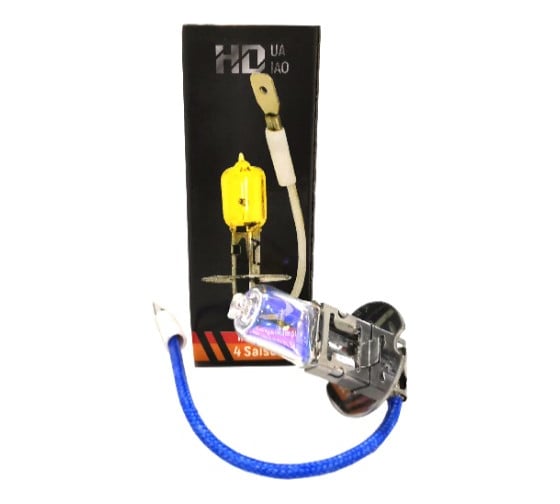 Галогеновая лампа VETTLER H3 12 V 55 W всепогодная 4 сезона HuaDiao комплект 10 шт. H312V55W4