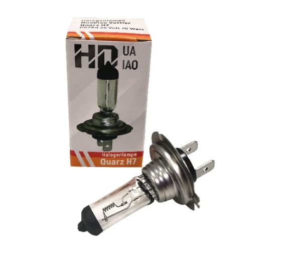 Галогеновая лампа VETTLER H7 24 V 70 W QUARZ HuaDiao комплект шт. 10 H724V70W