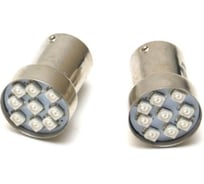 Лампа светодиодная VETTLER 12 V S25-9 SMD желтая, стоп-сигнал, повторитель 1 контакт, комплект 2 шт. S251235289Yellow