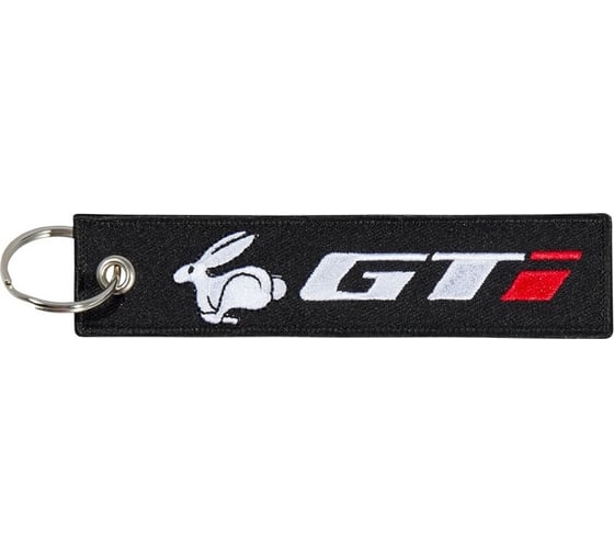 Брелок МАШИНОКОМ GTI, ткань, вышивка BMV 052