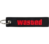 Брелок МАШИНОКОМ Wasted, ткань, вышивка BMV 079