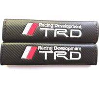 Накладка на ремень безопасности МАШИНОКОМ TRD, ткань, вышивка, 2 шт. NRB040