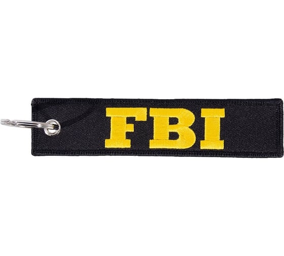Брелок МАШИНОКОМ FBI, ткань, вышивка BMV 071 1