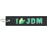 Брелок МАШИНОКОМ JDM, ткань, вышивка BMV 021 1