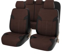 Чехлы PSV Amulet Next Черный Коричневый экокожа + велюр 132312